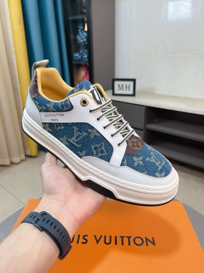 Men's shoes💰420🌹🌹[LV]🌹High-end men's shoes brand: official website 1:1 latest masterpiece: the upper is made of Italian imported first-layer cowhide with special materials➕full genuine leather lining🔥, making walking more convenient and comfortable! Exclusive new style, stunning work [color]! Create a fashionable personality to set off your uniqueness! A must-have for trendy men! Classic🔥Number: 38-44